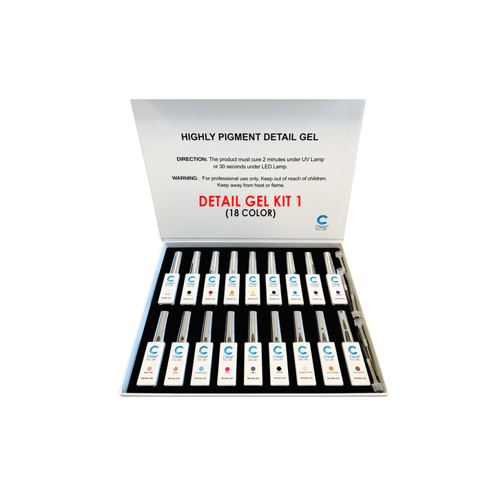 CHI TIẾT NAIL ART GEL KIT #1 - 18 MÀU
