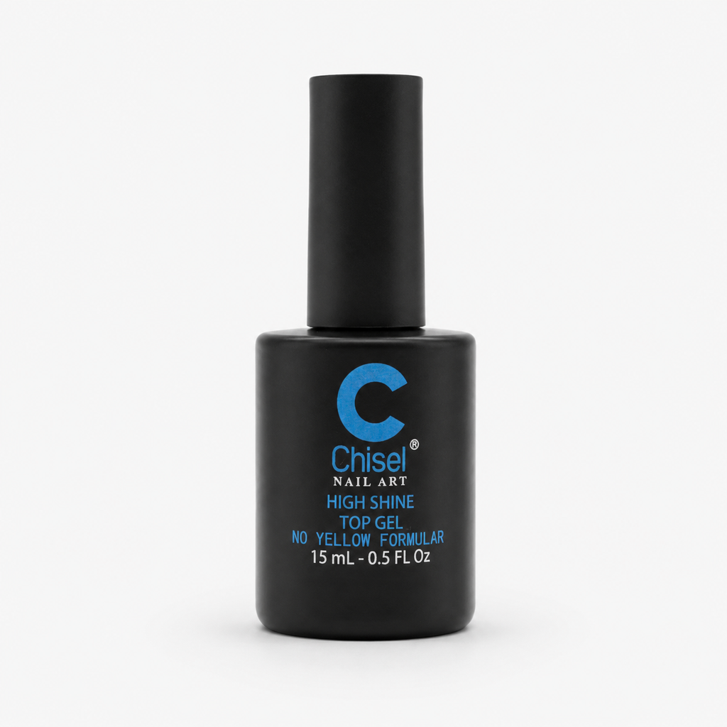 HIGH SHINE TOP GEL NO YELLOW FORMULAR – Chisel Nail Art