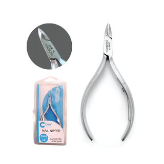 CUTICLE NIPPER, STAINLESS STEEL CH02 (CHOOSE FROM 2 SIZES)